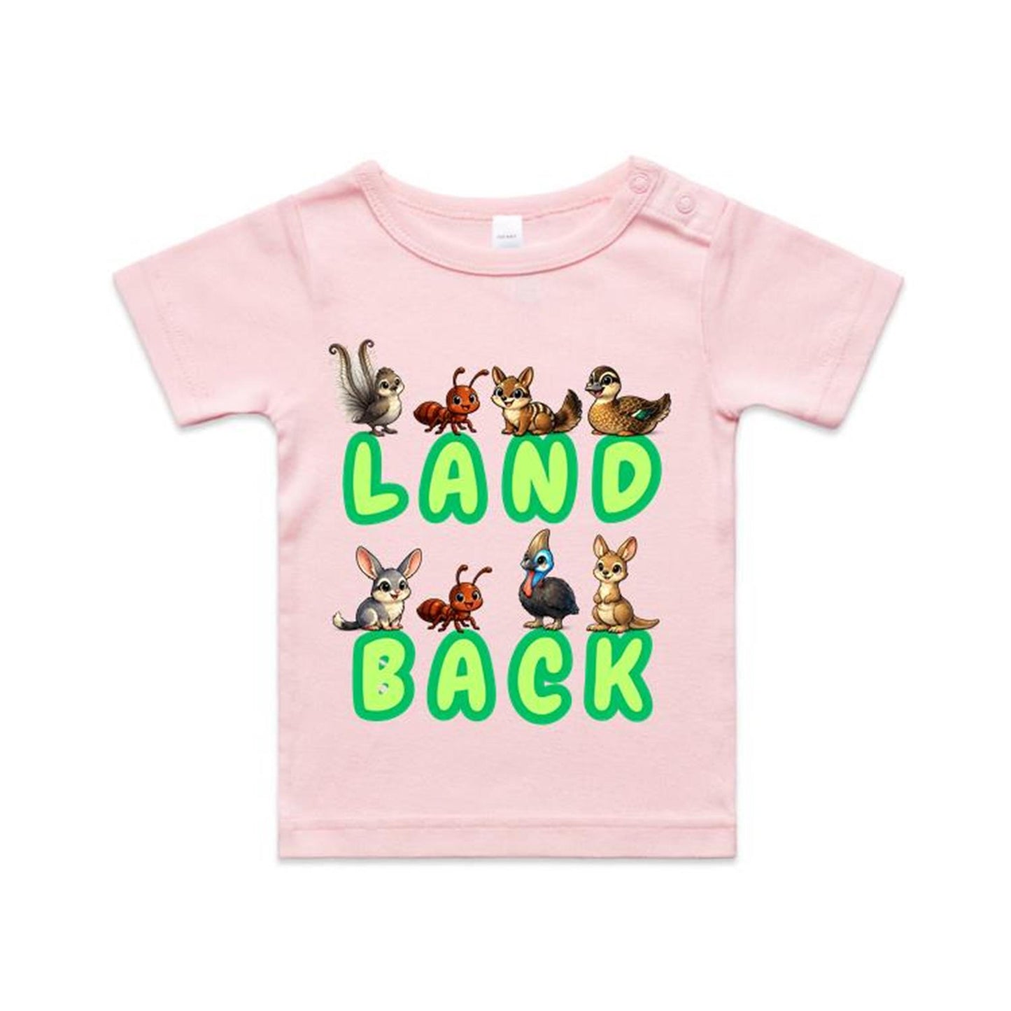 Land Back Green Infant Tee