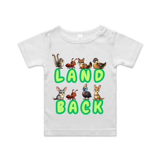 Land Back Green Infant Tee