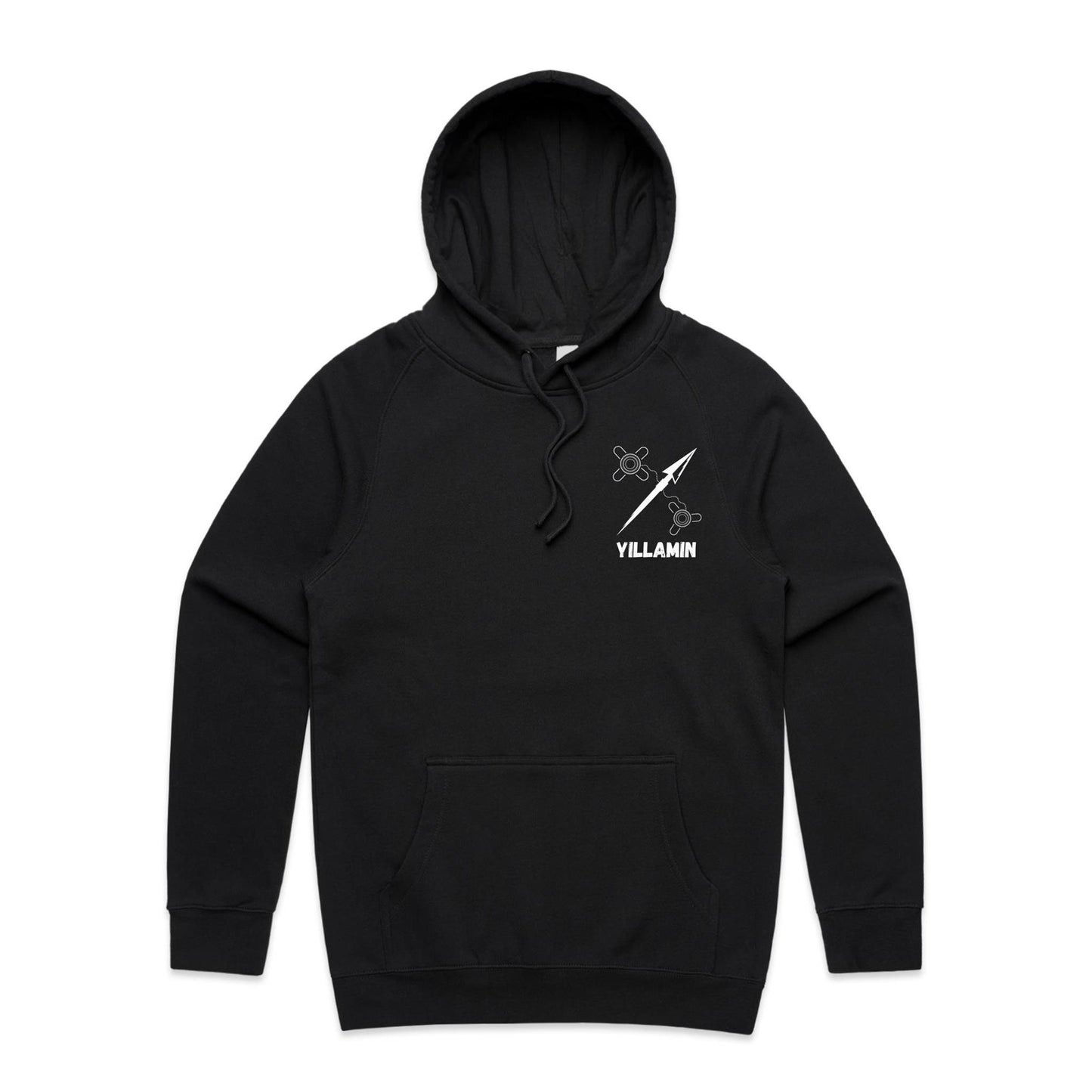 Yillamin - Hoodie White logo