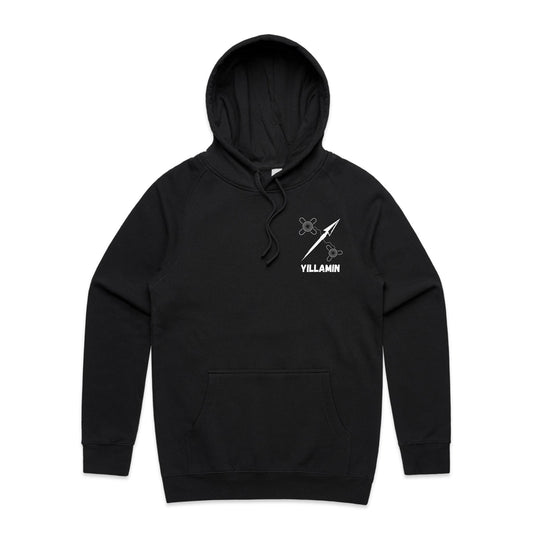 Yillamin - Hoodie White logo