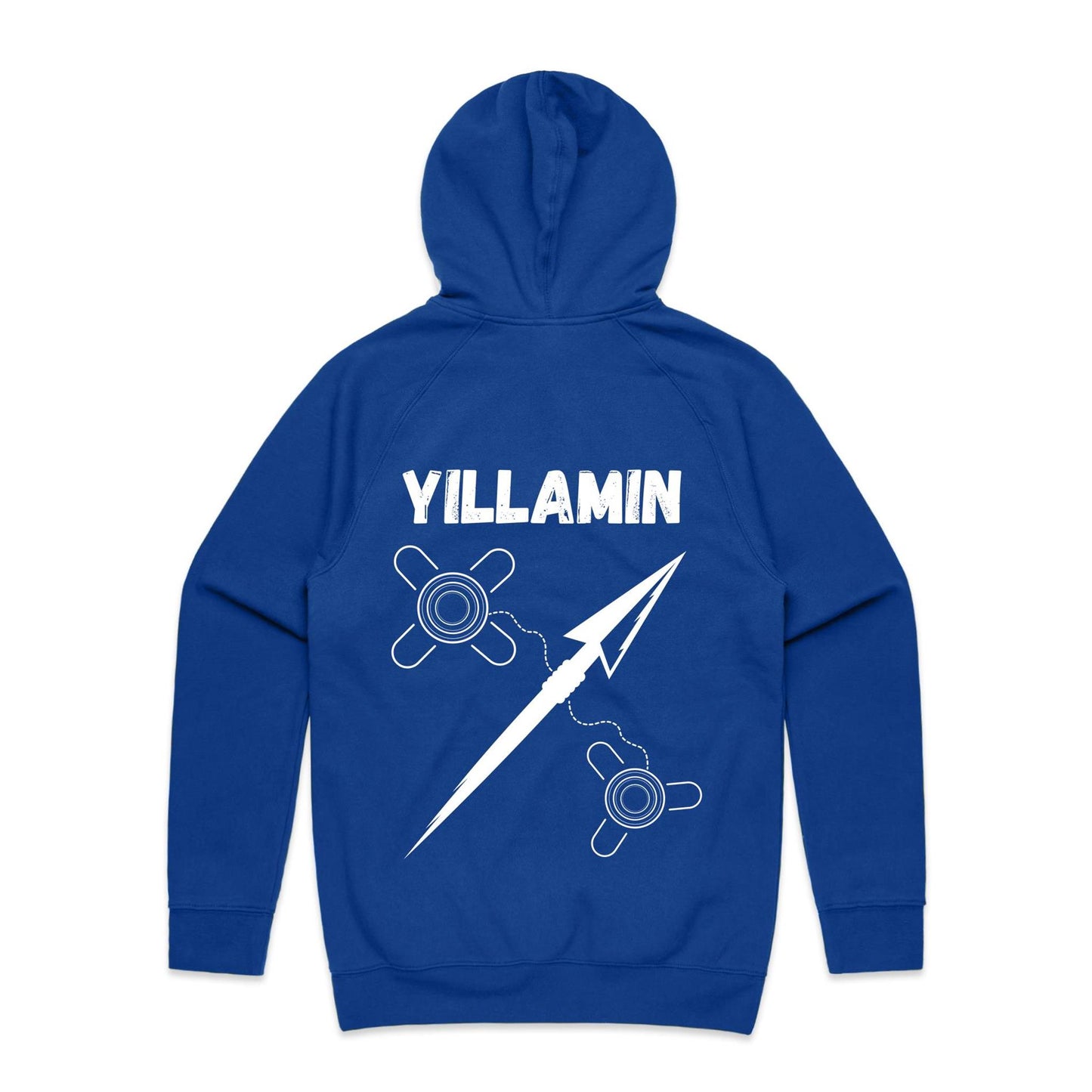 Yillamin - Hoodie White logo