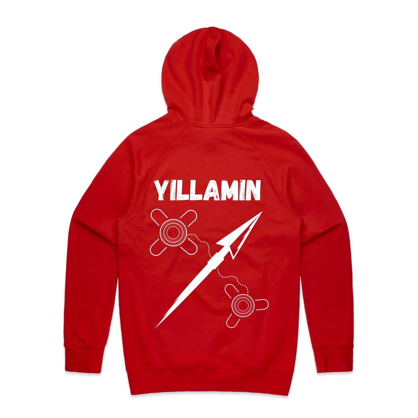 Yillamin - Hoodie White logo