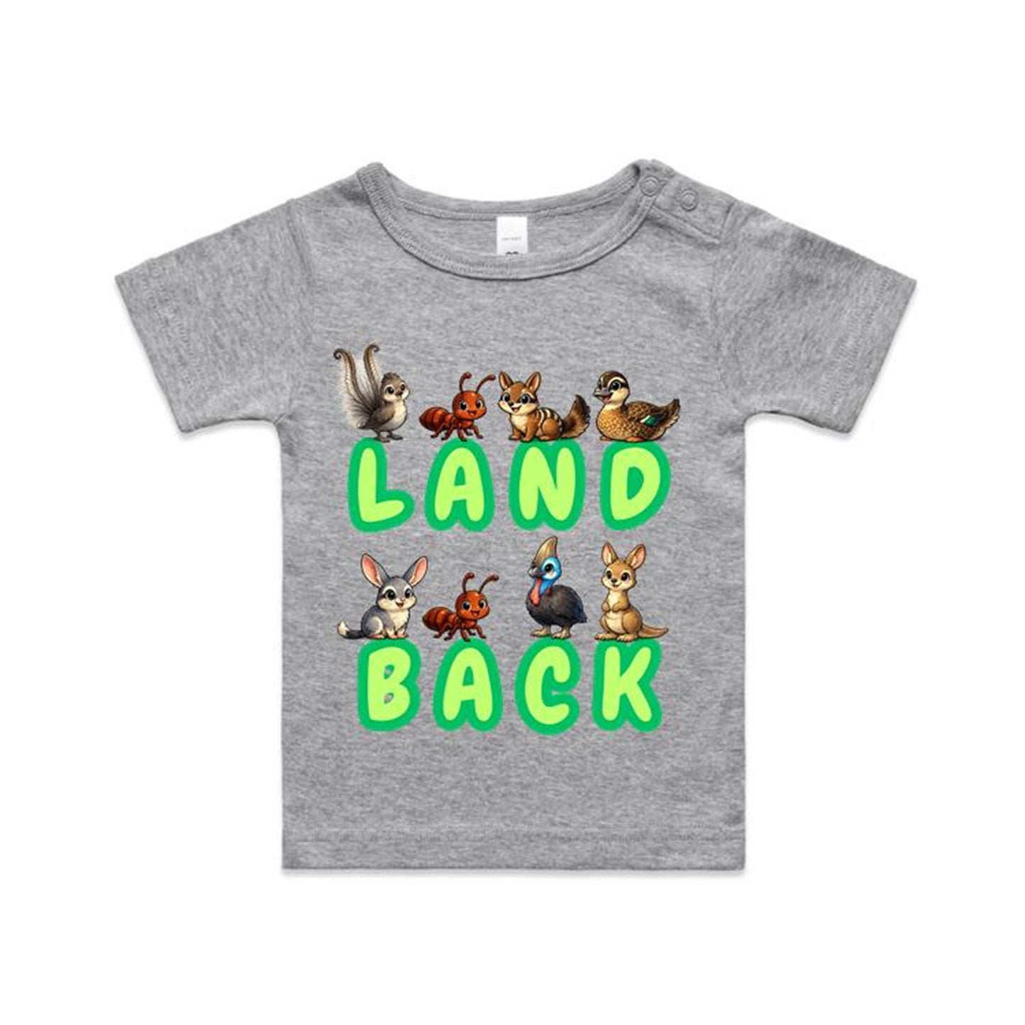Land Back Green Infant Tee