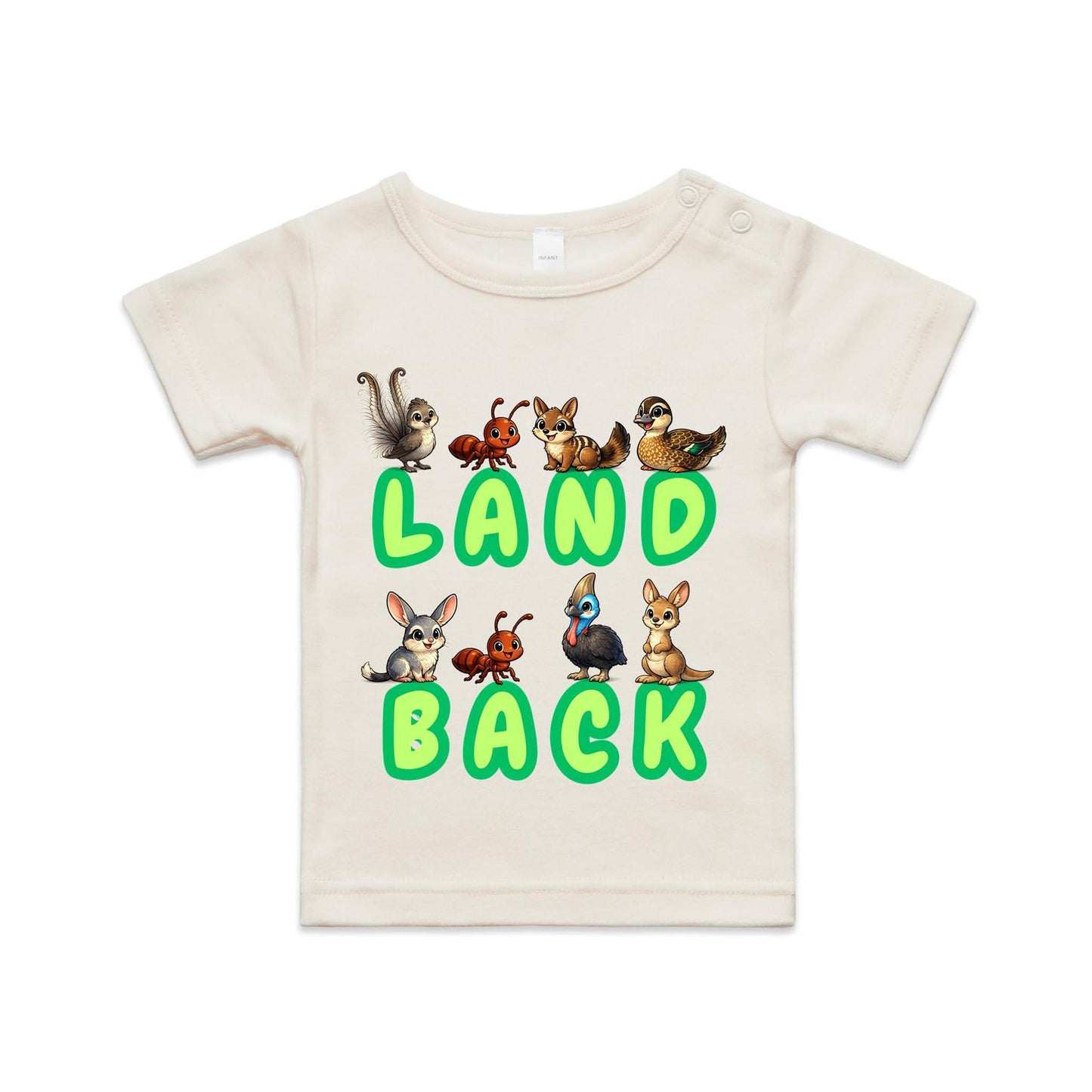 Land Back Green Infant Tee