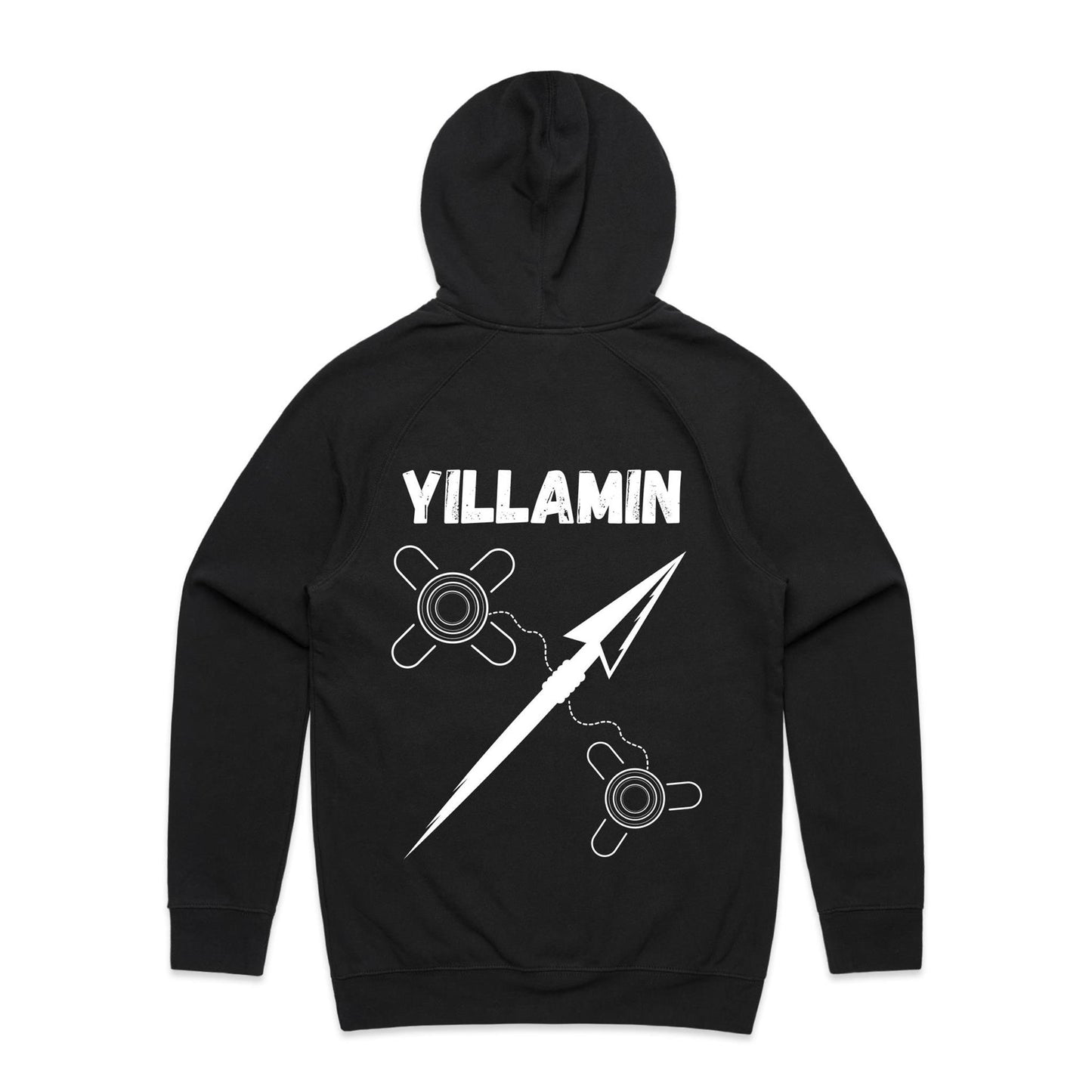 Yillamin - Hoodie White logo